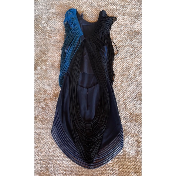 Stella MacCartney Hadley Stretch Cady Rayon-Blend Dress in Midnight - Picture 5 of 5